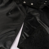 Steampunk Renaissance Jacquard Waistcoat Cosplay Swallowtail Jacket Vest