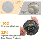 All-Seeing Eye Ancient Egyptian 2D Printed Circular Metal Decorative Sign