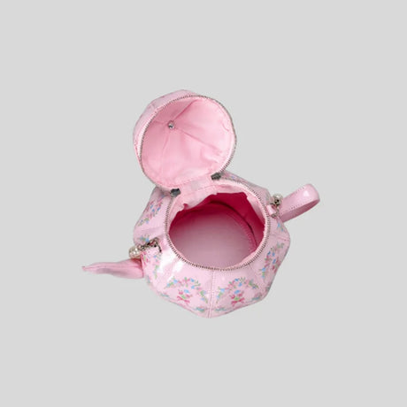 Teapot Handbags with Pearl Chains