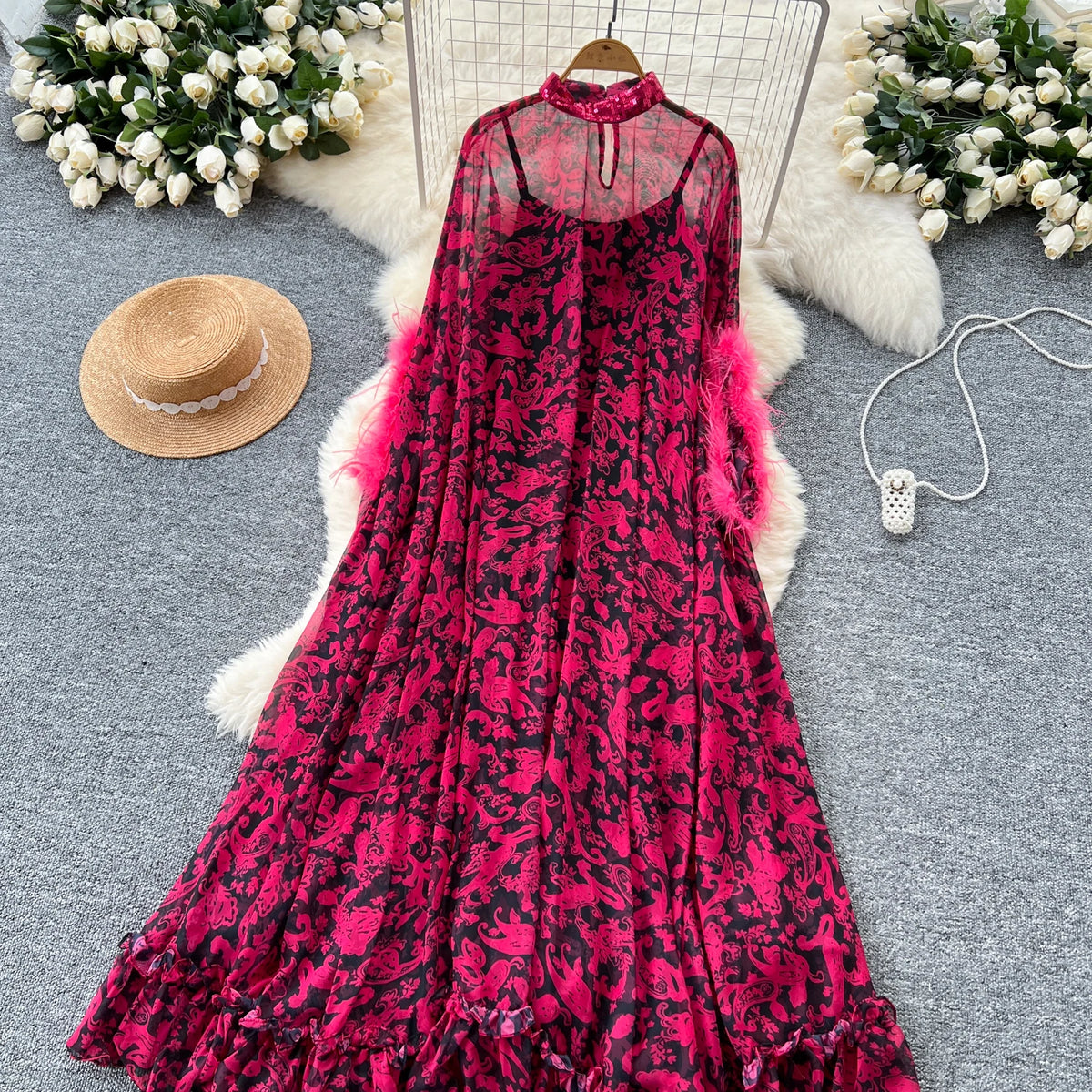Endora's Bewitching Dress Two Piece Set