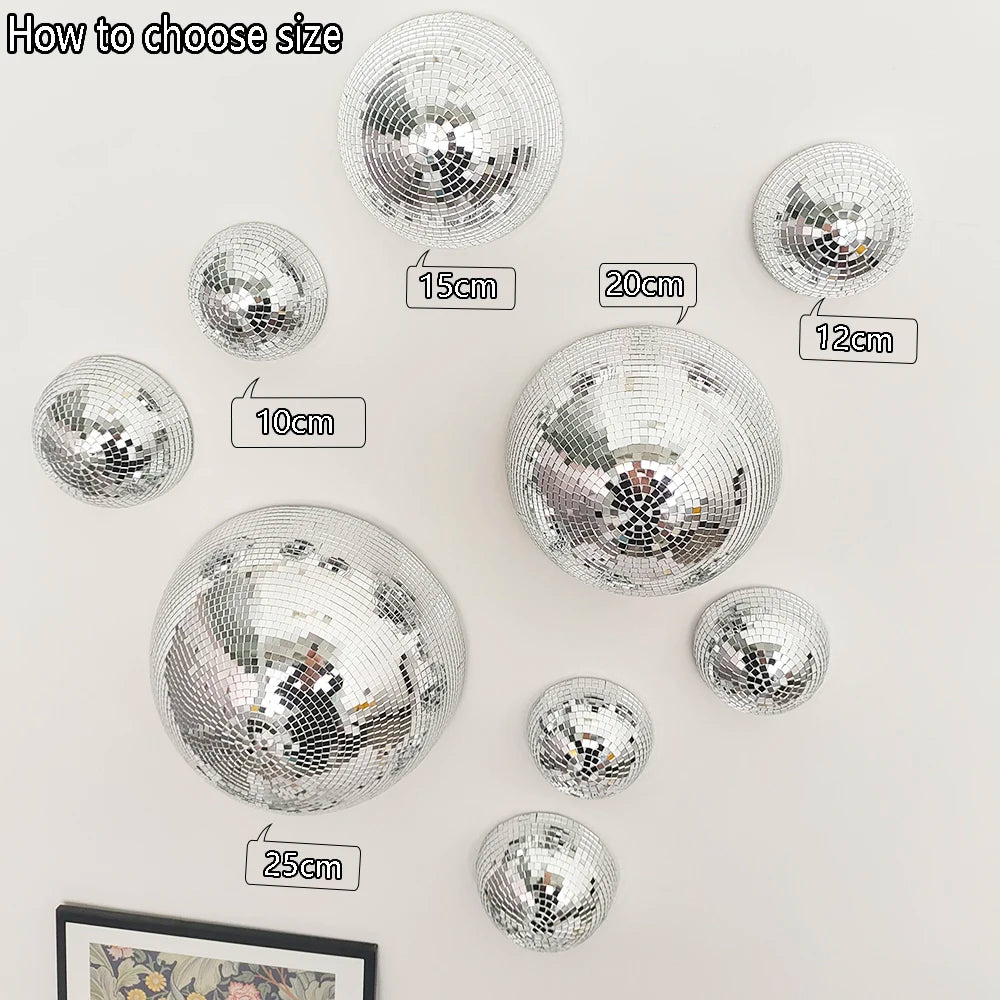 Wall Disco Mirror Ball Home Decor Wall Art