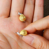 Slow Down Snail Earrings