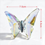 Rainbow Prism Butterfly & Dragonfly Figurine Glass Decor