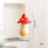 1/3Pcs Red Mushroom Christmas Tree Hanging Ornaments