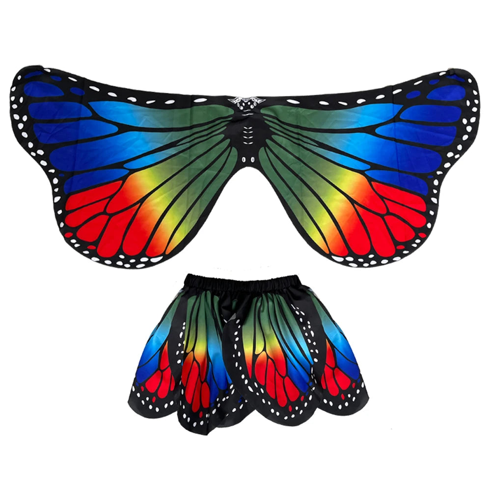 Butterfly Cosplay Wings Costumes Girl Dance Performance Accessories Halloween