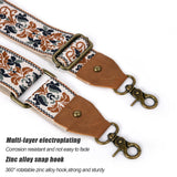 Boho Guitar Straps Embroidered Wide Handbag Luggage Straps