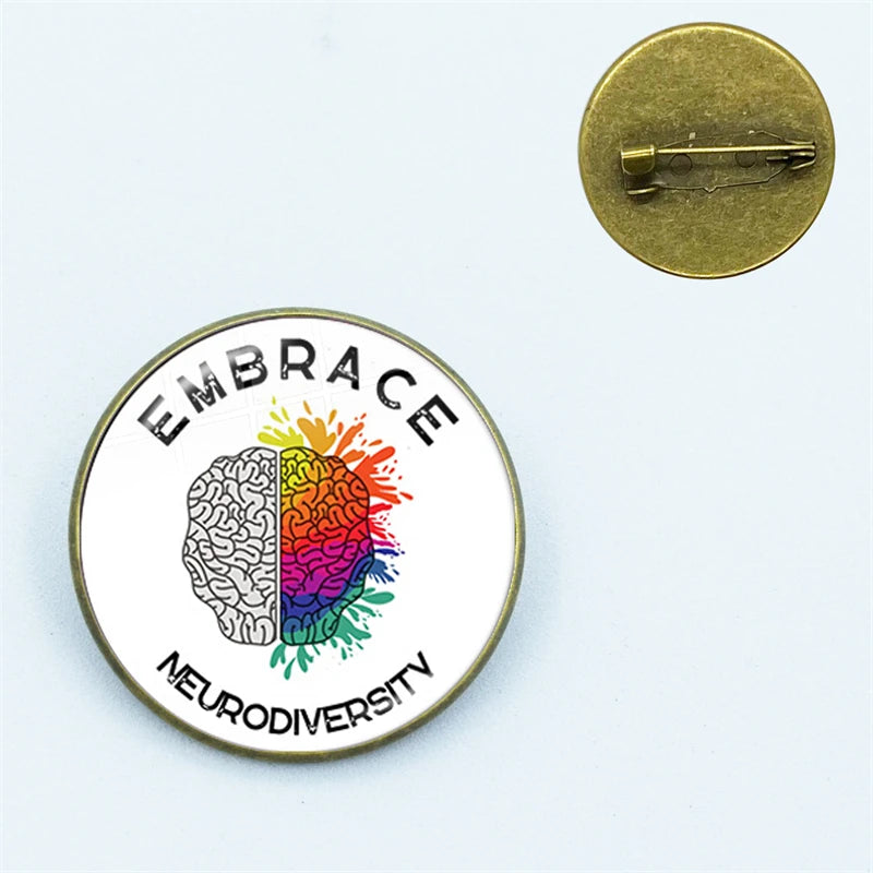 Neurodiversity Autistic Pins Badges