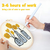 Animals DIY Punch Needle Embroidery Sets For Beginners DIY Craft Kits