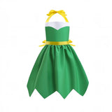 Mother Daughter Matching Clothing Apron Dresses Women Girls Halloween Cosplay Children Princess Coveralls