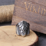 Viking Mens 316L Stainless Steel Raven Ring Norse Viking Scandinavian Crow Nordic Amulet Jewellery Gifts