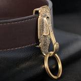 Fancy Pants Brass Keychain Belt Hook