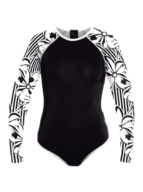 Long Sleeve Swimwear One-piece Surfing Swimsuit