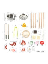 Baby Camping Barbecue Set Toy Role-Playing Camping Scene Immersive Play Gift for Children