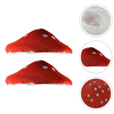 One Mushroom Cap Plush Novelty Hat Costume Dress Up
