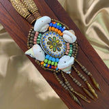 Handmade Beaded Leather Boho Necklaces