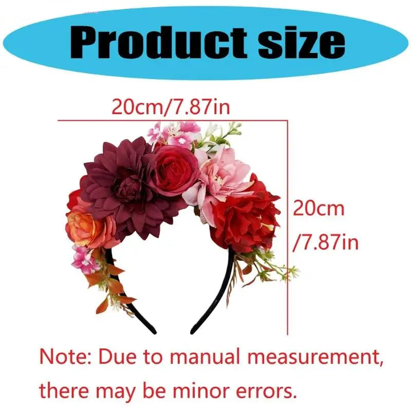 Fabric Flower Goddess Hairbands