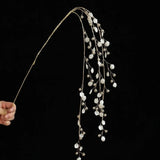 35-40cm Christmas Crystal Vine Pendants Glitter Beads String Handmade Xmas Tree Ornaments