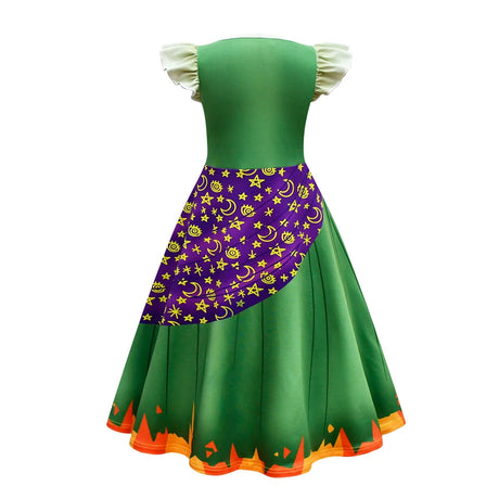 Hocus Pocus 2 Halloween Costume Child Sanderson Sisters Party Dresses Winifred Witch Costumes Children