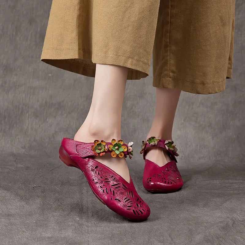 Trollkvinna Maret's Genuine Leather Moccasins Sandals