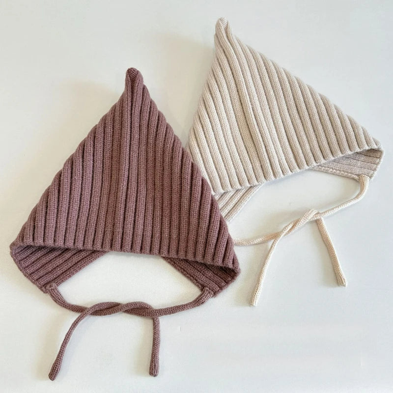 Autumn Baby Knitted Elf Hat Children's Winter Hat Ear Protection Caps
