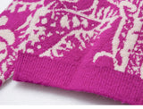 Tropical Winter Sweater Wool Mohair Blend