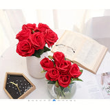 A Dozen Realistic Artificial Roses Bouquet