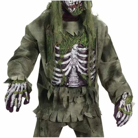 Zombie Costume for Kids Adult Living Dead Zombie Costume Monsters Costume for Halloween Spooktacular
