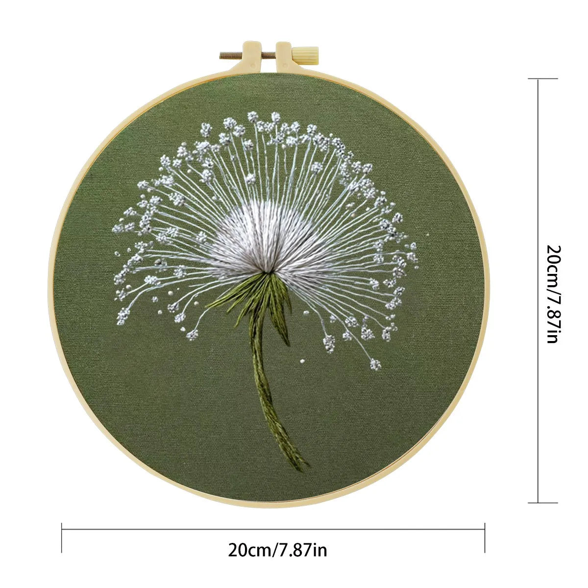 Dandelion DIY Embroidery Kit for Beginners