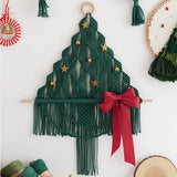 Mimi's Macrame Christmas Tree Wall Hanging Handmade Boho Decoration