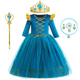 Halloween Cosplay Brave Princess Merida Dress Girls Costumes