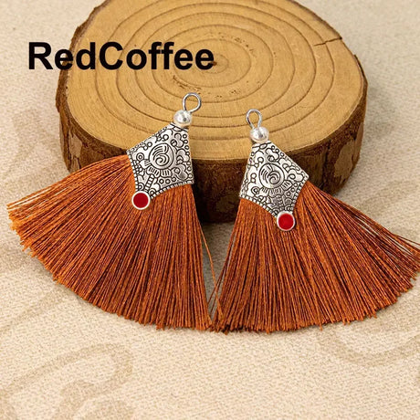 2/4/6Pcs Mini Craft Tassel Handmade Soft Silk Tassel for Earring Jewelry Making DIY Projects Keychain Bookmarks