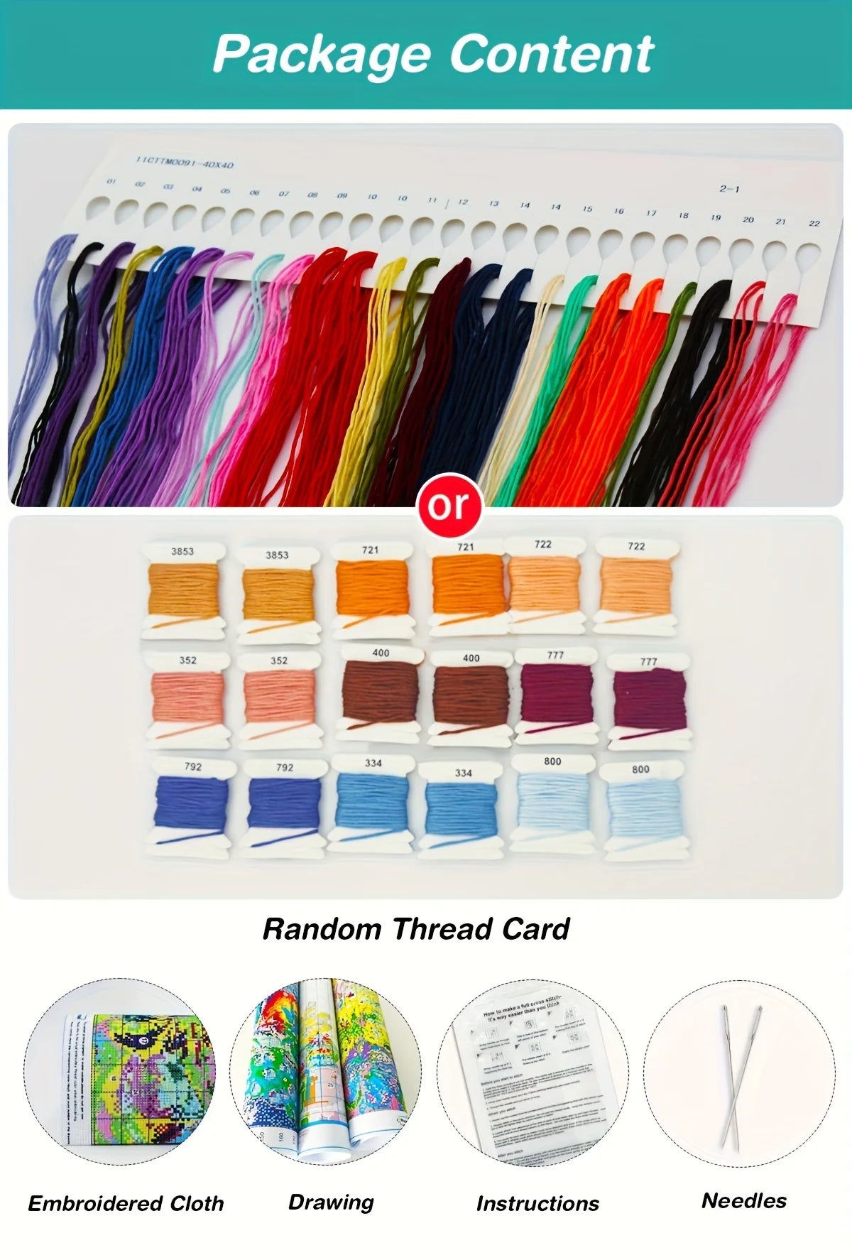 Maiden and Unicorn 40X50CM Stamped Cross Stitch DIY Kit 11CT/14CT