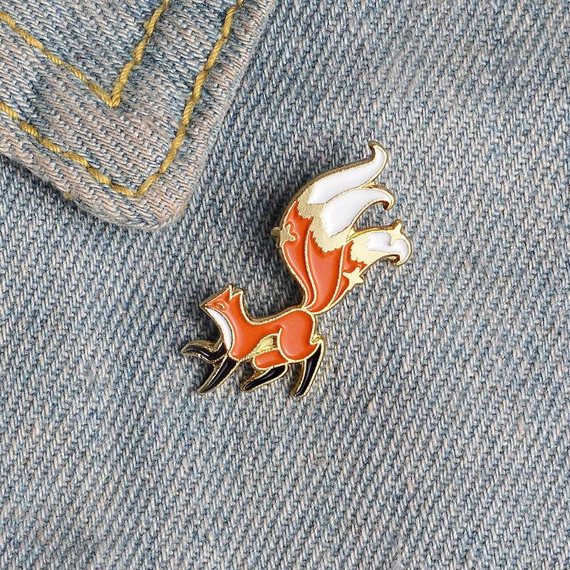 Little Fox Enamel Pin