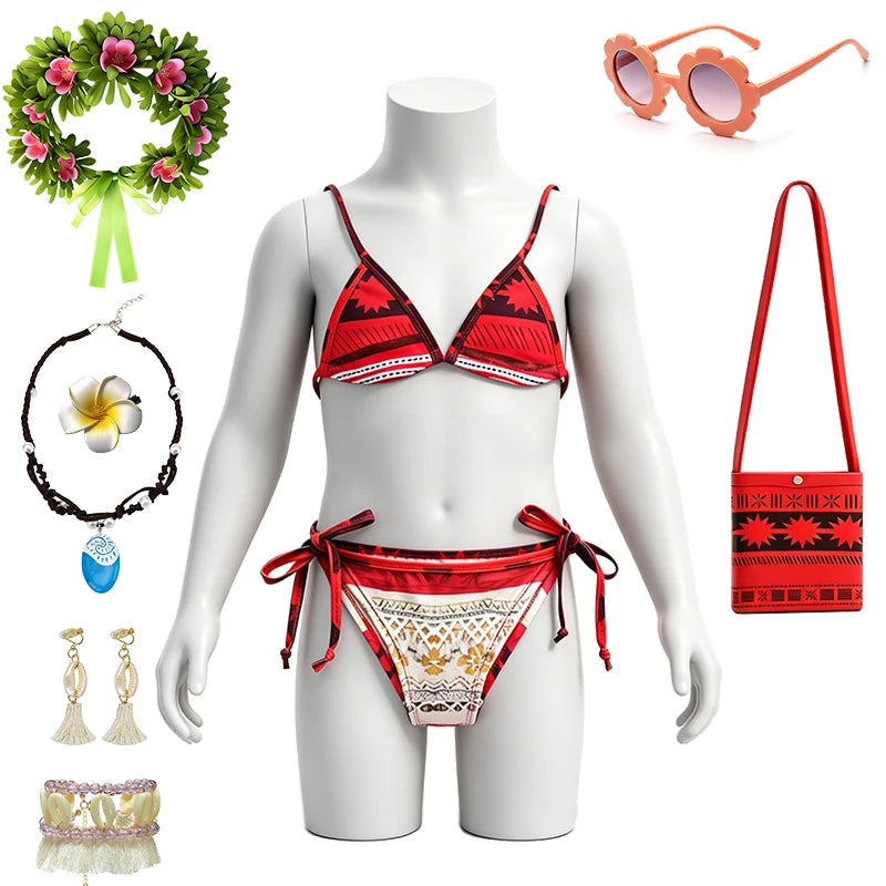 Princess Moana Little Girls Swimsuits