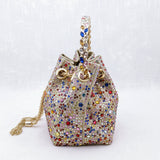 Diamond Confetti Pointed Shoes and Matching Bag Party Heels