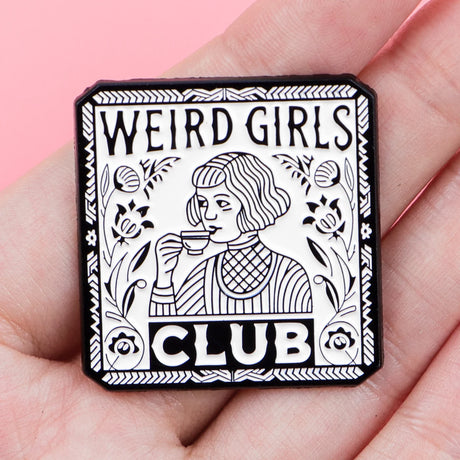 Weird-Girls Enamel Pin Brooch Lapel Pins Badge