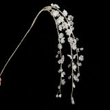 35-40cm Christmas Crystal Vine Pendants Glitter Beads String Handmade Xmas Tree Ornaments