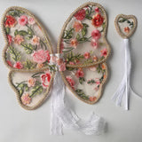 Embroidered Fairy Wings Fairy Wand Photo Props Costume Accessories