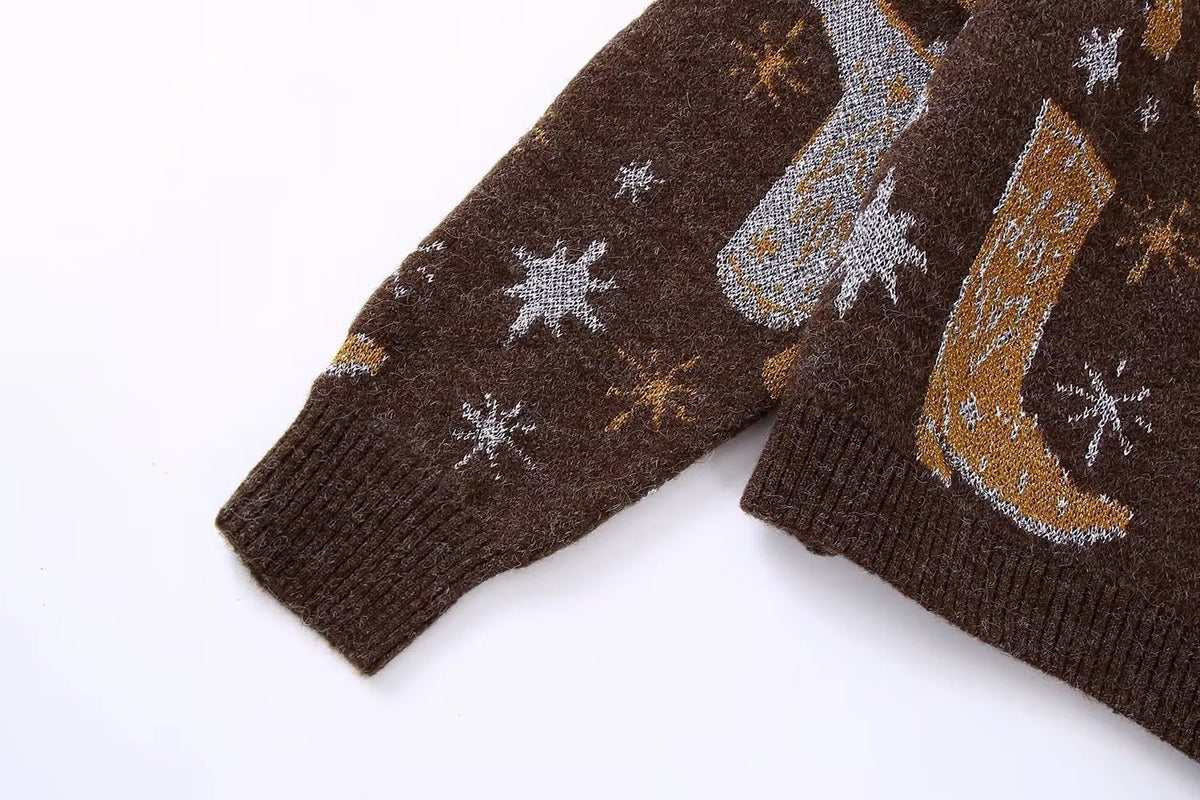 Boot Scooting Babe Knit Sweater Jumper