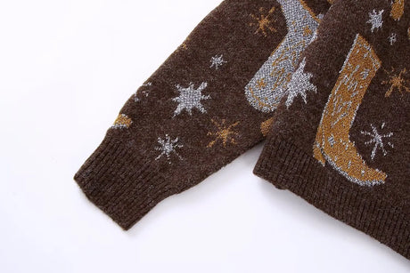 Boot Scooting Babe Knit Sweater Jumper