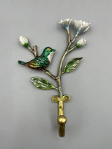 Enamel Flower Decorative Wall Hooks
