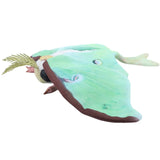 Cute Luna Moth and Rosy Maple Moth Plush Toys Soft Stuffed Animal Plushie for Insect Lovers Gift Idea