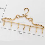 French Palace Style Solid Brass Clothes Hanger