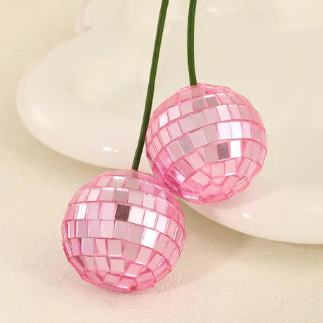 Cherry Disco Mirror Balls Home Decor