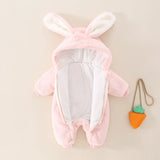 Easter Bunny Baby Toddler Rompers with Carrot Bag