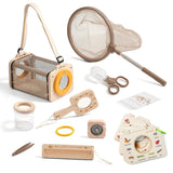9PCS Outdoor Nature Exploration Kit Kids Insect Observation Box Bug Viewer Catcher Set Educational Toys
