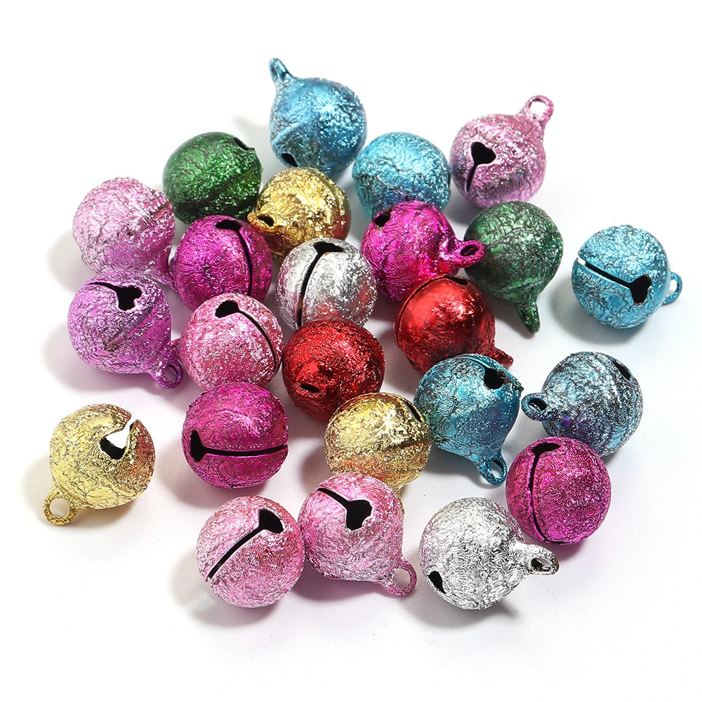 Iron Jingle Bells For DIY Christmas Tree Ornament Jewellery Making Accessories20-50pcs 6 8 10 12 14 mm