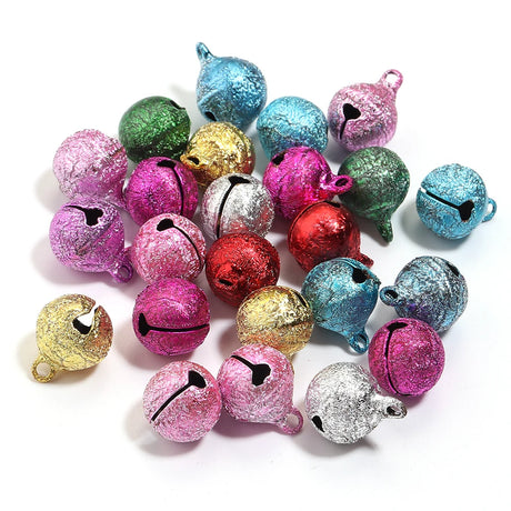 Iron Jingle Bells For DIY Christmas Tree Ornament Jewellery Making Accessories20-50pcs 6 8 10 12 14 mm