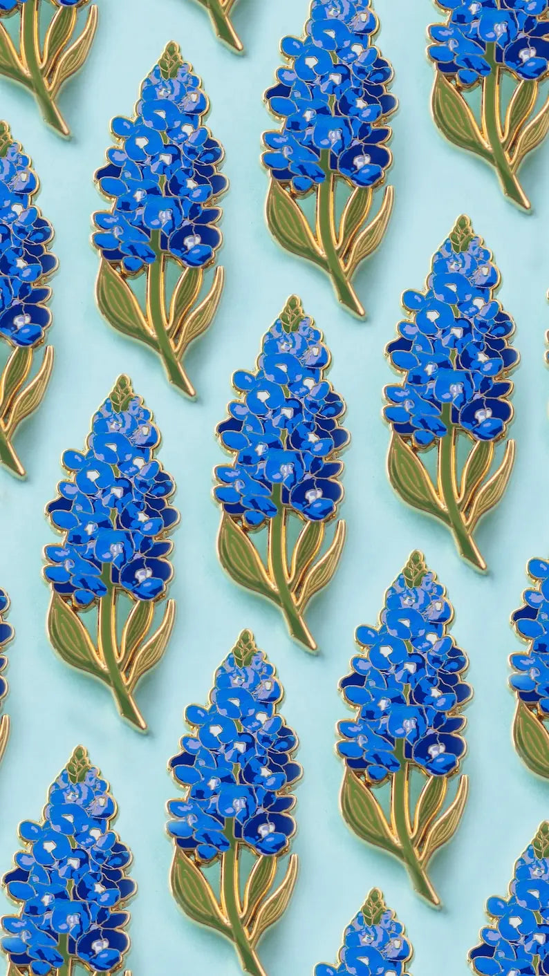 Wildflower Botanical Enamel Pins Badges