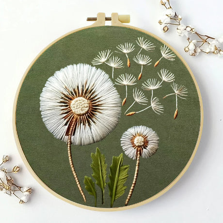 Dandelions DIY Embroidery Kit for Beginners